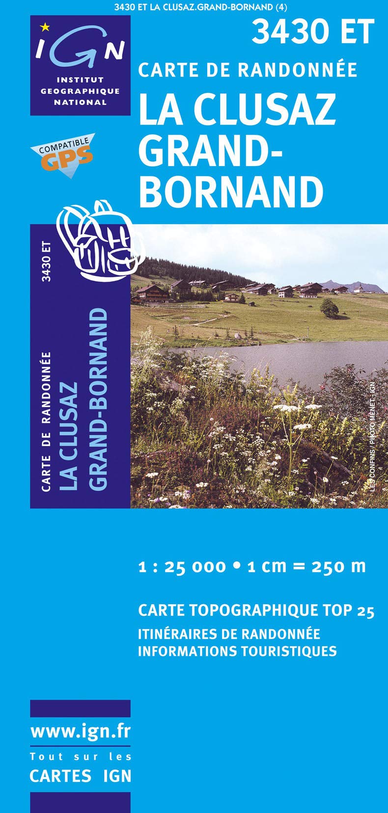 La Clusaz / Grand-Bornand gps (3430ET) (TOP 25) Geology & Geography