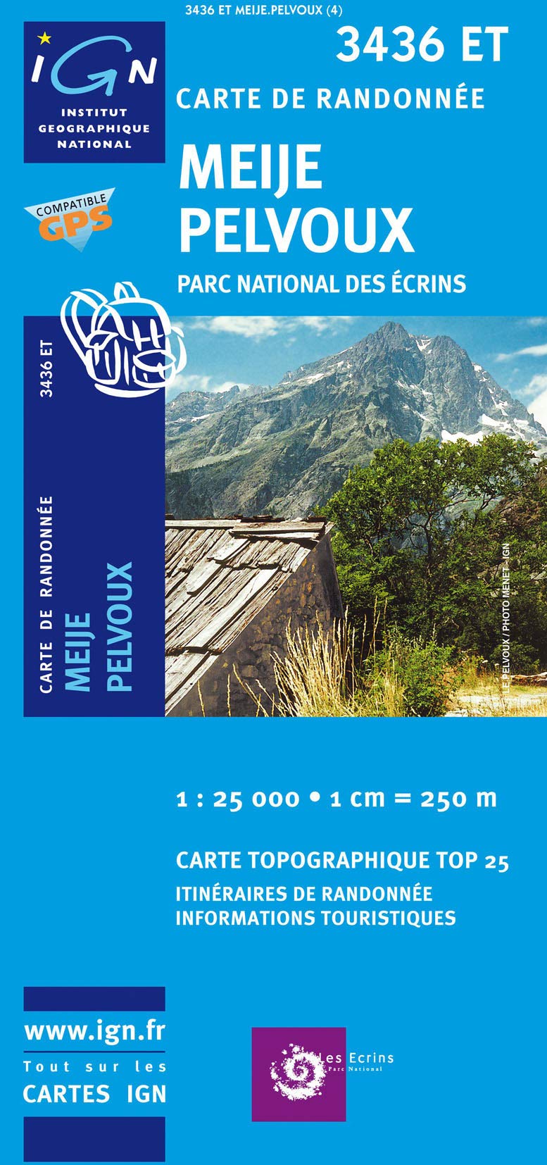 Meije Pelvoux 1 : 25 000: Parc National des Écrins (TOP 25) Leisure, Home & Garden