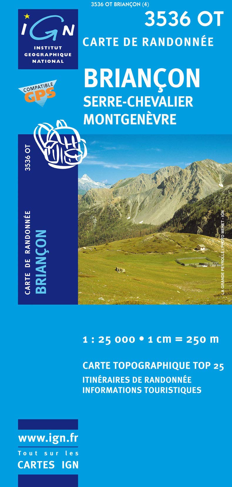 Briancon - Serre-Chevalier - Montgenèvre 1 : 25 000 (TOP 25) Leisure, Home & Garden