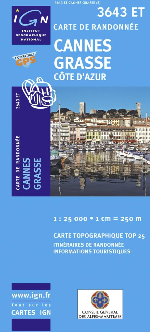 Cannes / Grasse / Côte d'Azur gps (3643ET) (TOP 25) Geology & Geography