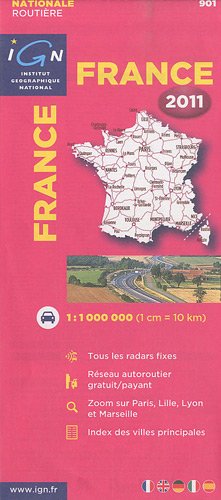 **901 FRANCE ROUTES AUTOROUTES 2011 (France: IGN-901) Leisure, Home & Garden