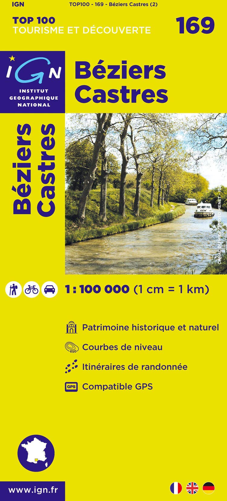 IGN 1 : 100 000 Béziers Castres Leisure, Home & Garden