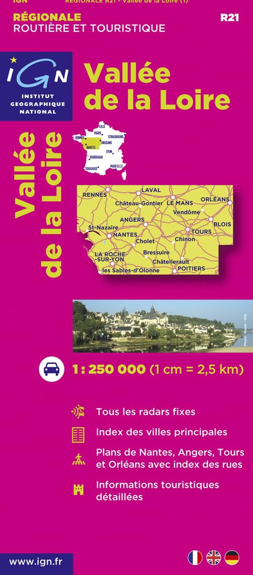 Vallée de Loire 2011. 1 : 250 000: Carte haute précision et lisibilité optimale / Tous les radars fixes / Nouvelle numérotation des routes / Inclus ... Marseille (Routier France régionale, Band 21) Leisure, Home & Garden