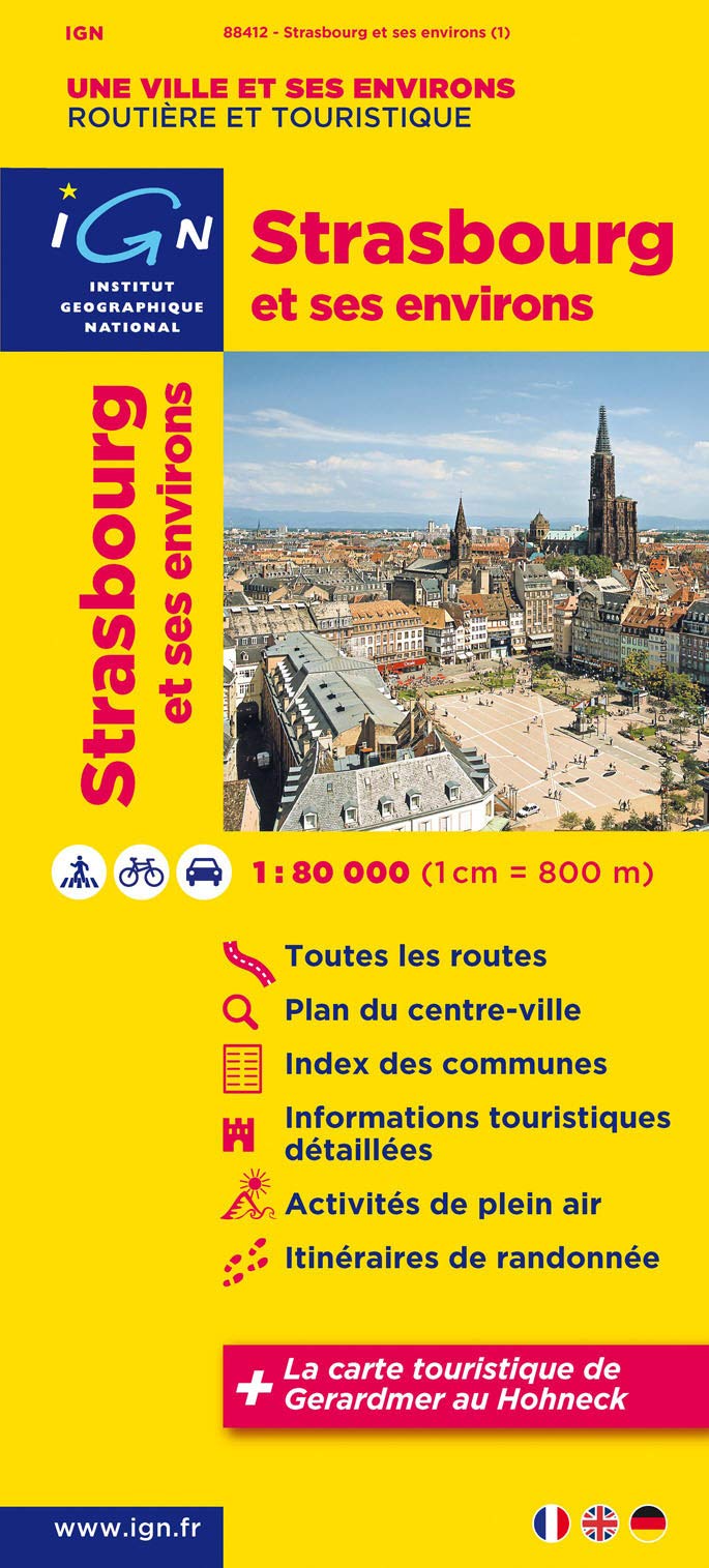 Strasbourg & surround (88412) (Découverte des villes, Band 88412) Leisure, Home & Garden