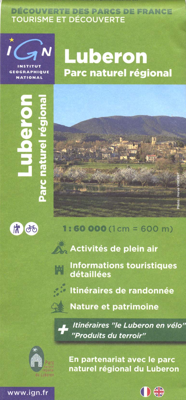 83302 PARC NATUREL REGIONAL DU LUBERON 1/60.000 book