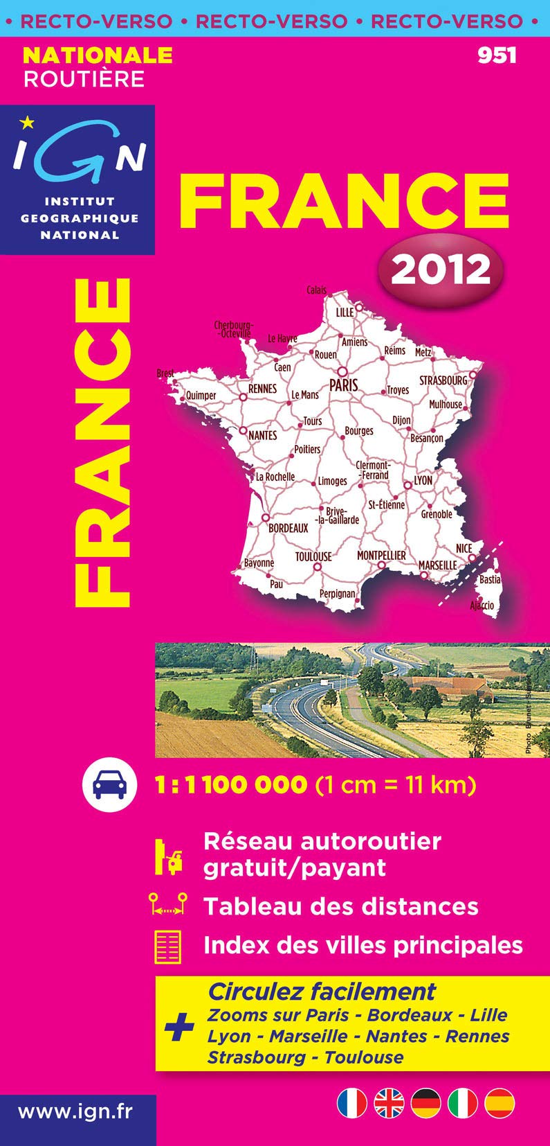 **951 FRANCE ROUTIERE RECTO/VERSO 2012 book