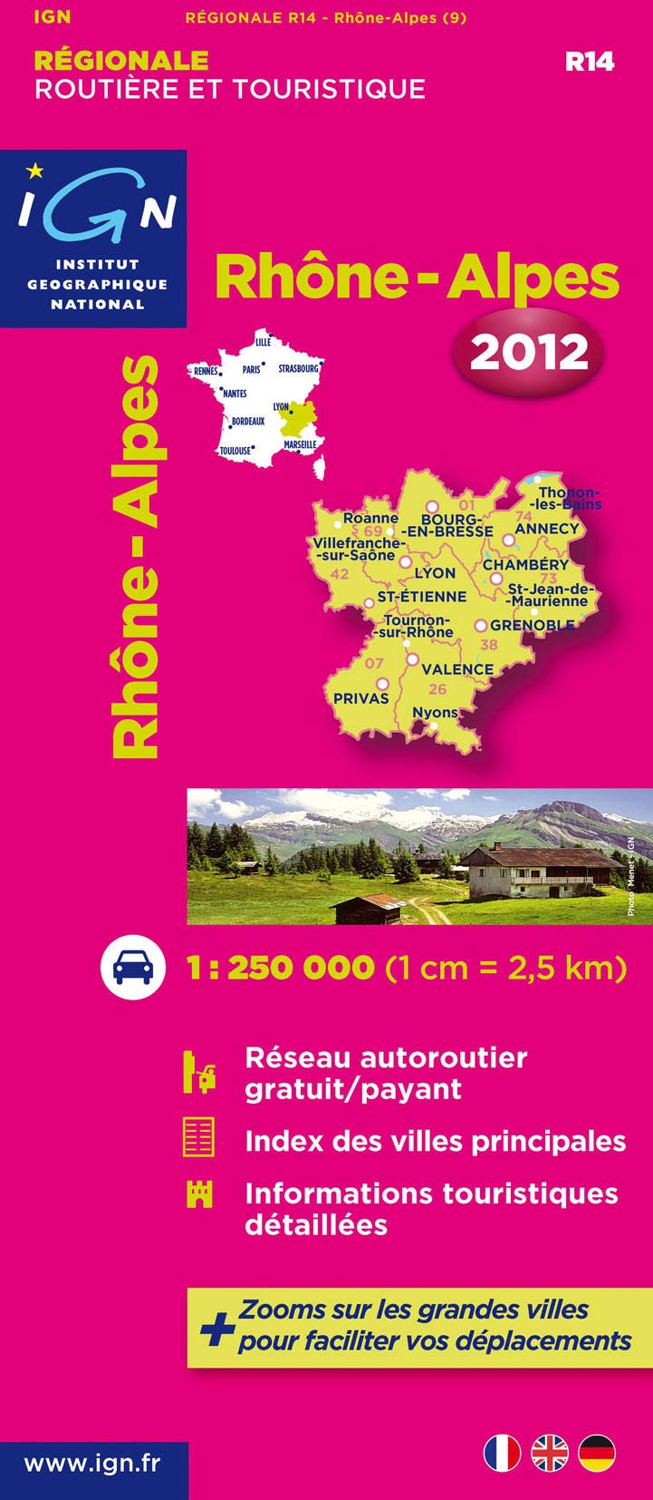 Rhône-Alpes 2012 (Rhone-Alpes: IGN.R14) book