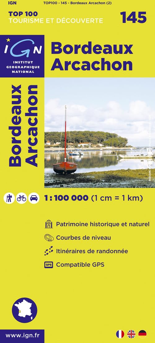 Product Image: IGN 1 : 100 000 Bordeaux Arcachon