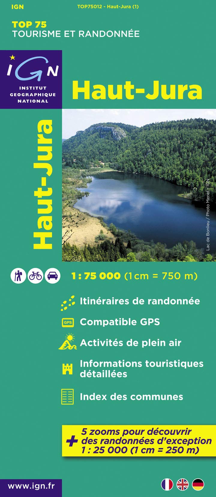 Haut-Jura (75012) (TOP 75, Band 75012) Geology & Geography