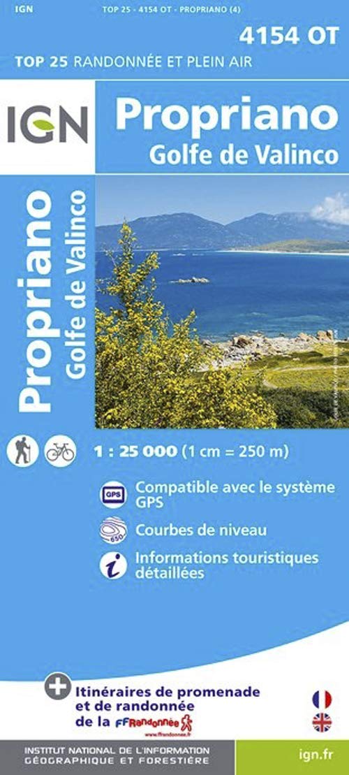 Korsika Propriano - Golfe de Valinco 1 : 25 000 Leisure, Home & Garden