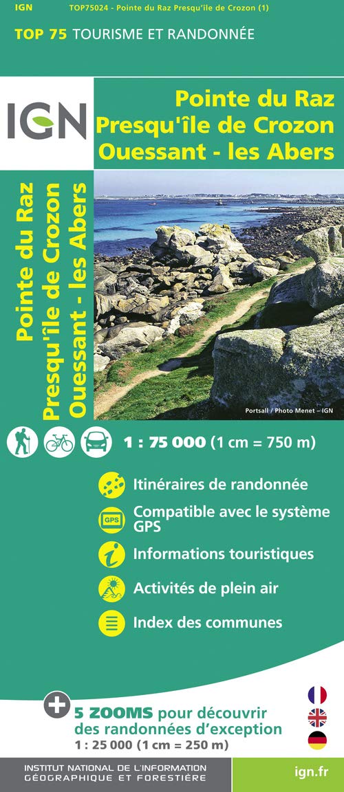 TOP75024 OUESSANT/LES ABERS/CROZON/POINTE DU RAZ book