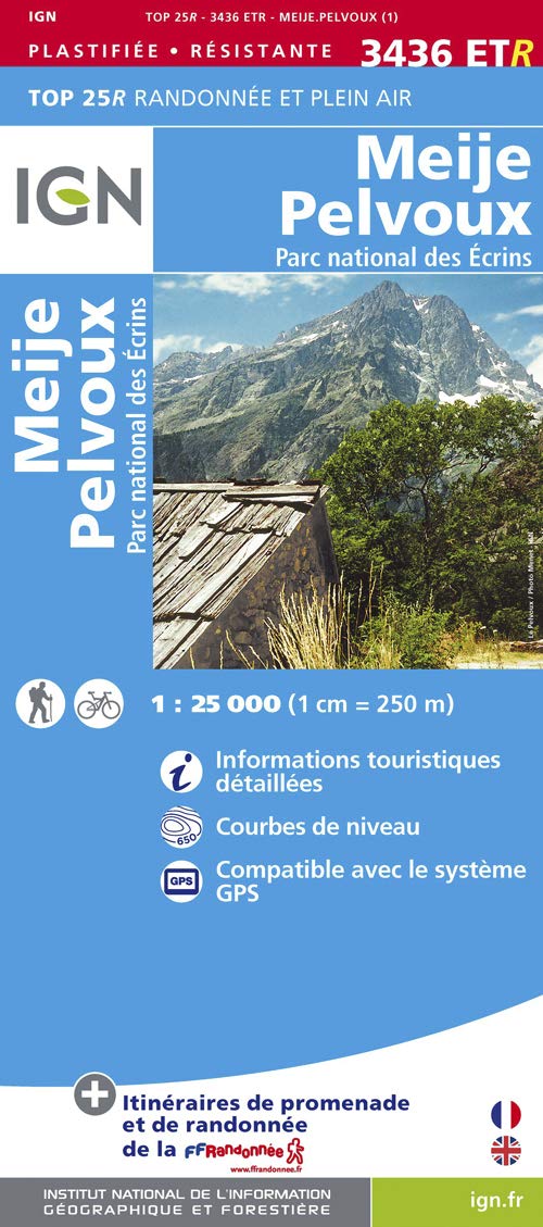 Meije / Pelvoux / Parc Naturel Regional des Ecrins (TOP 25R) Geology & Geography