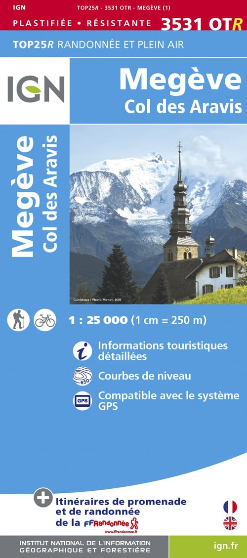 Megève / Col des Aravis (3531OTR) Geology & Geography