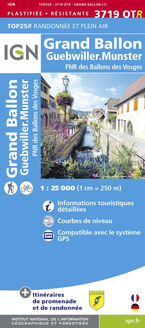 Grand-Ballon / Munster (3719OTR) (TOP 25R) Geology & Geography