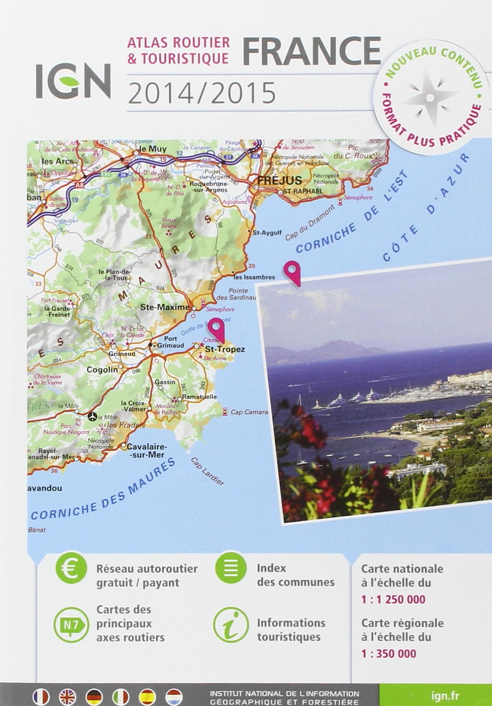 Atlas routier & touristique France, 2014-2015 : 1:250.000 Leisure, Home & Garden