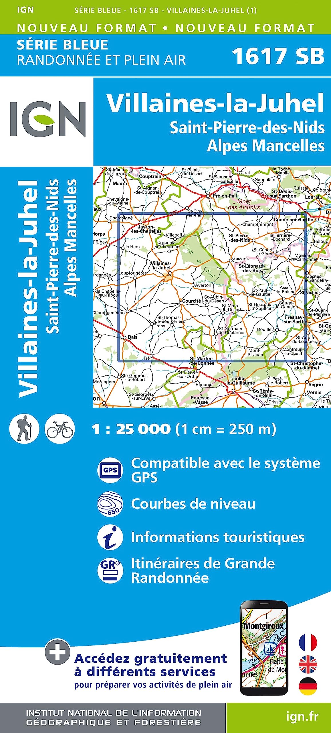 Villaines la Juh. 1 : 25000 Leisure, Home & Garden