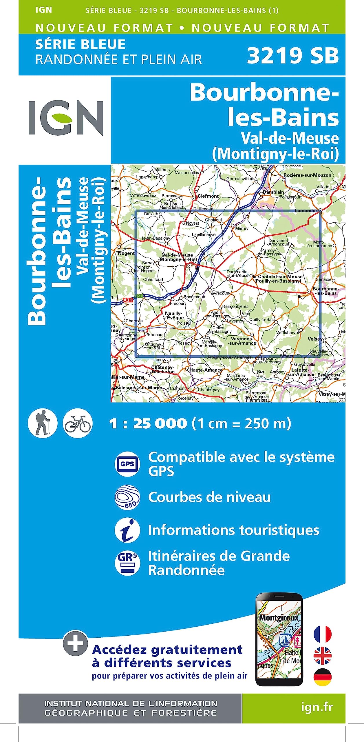 3219SB Bourbonne les bains val de meuse montigny le roi book