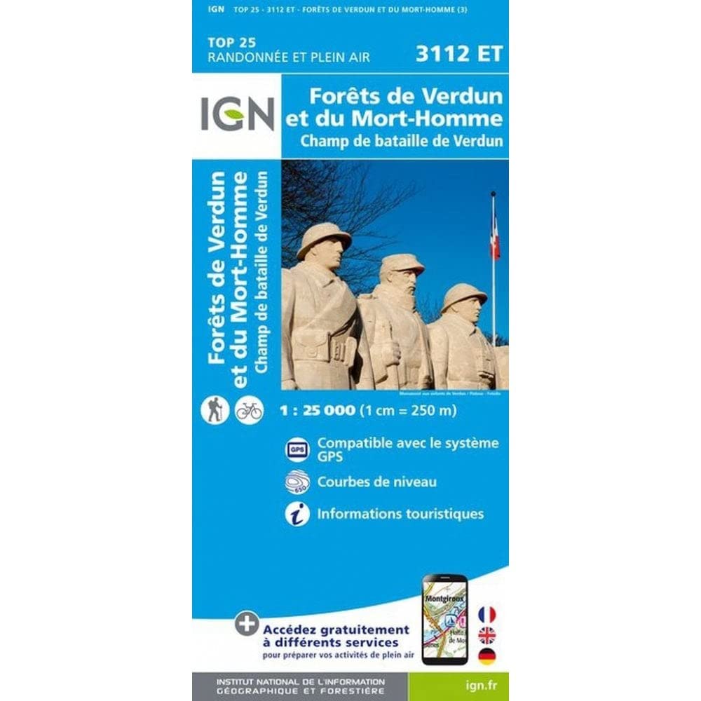 Forets de Verdun et du Mort-Homme 1 : 25 000 book