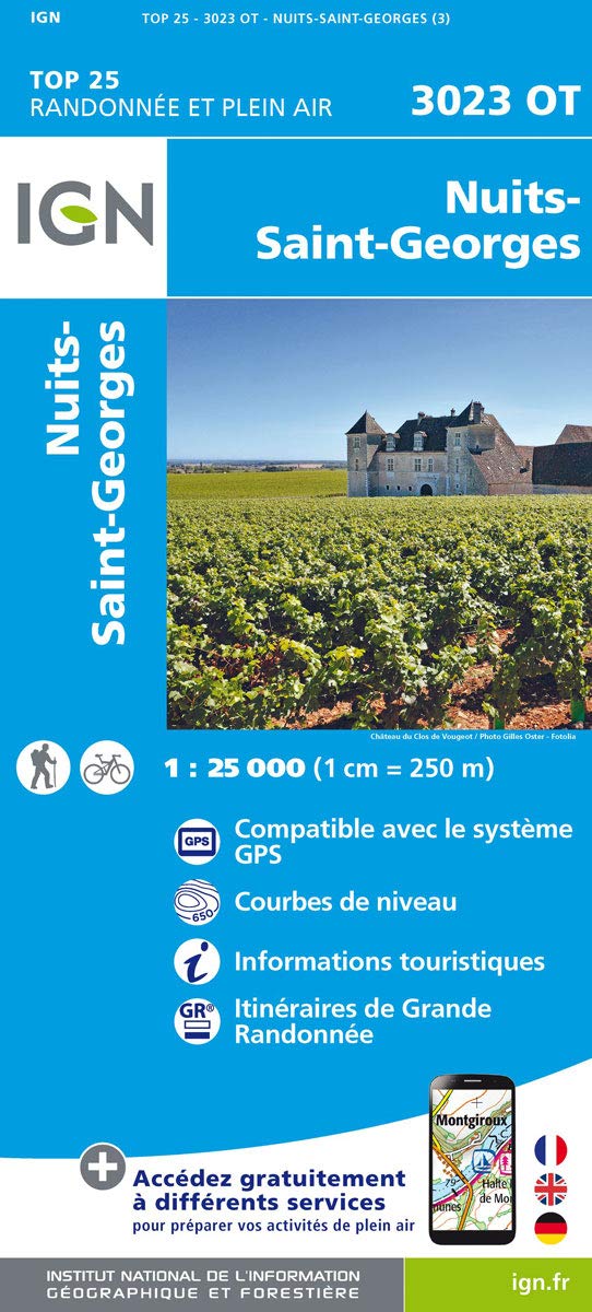 Product Image: Nuits - Saint Georges 1 : 25 000