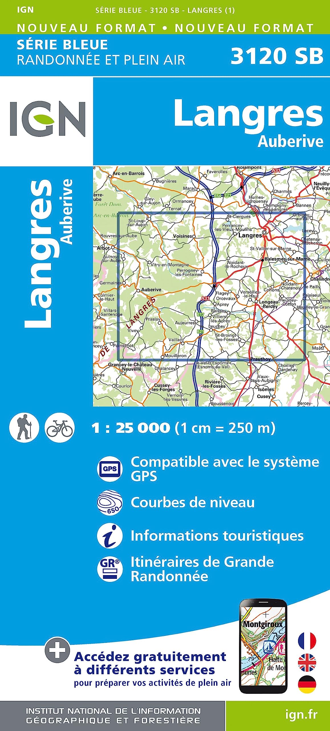 3120SB Langres, Auberive (Série Bleue, Band 3120) Leisure, Home & Garden