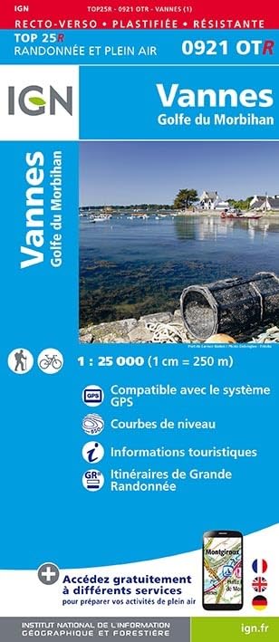 Vannes / Golfe du Morbihan (0921OTR) (TOP 25R) Geology & Geography