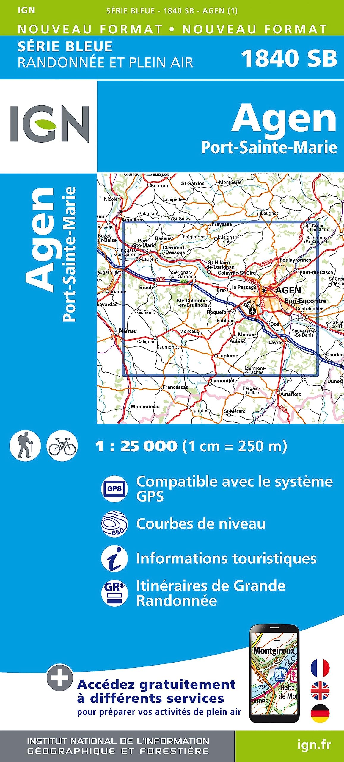 1840SB Agen.Port-Sainte-Marie (Série Bleue, Band 1840) Leisure, Home & Garden