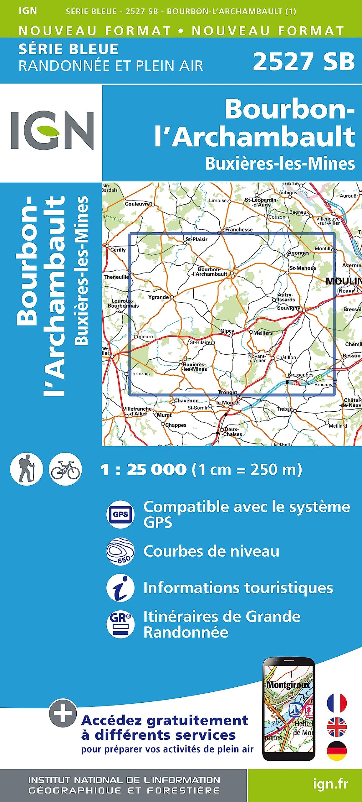 2527SB - Bourbon-l'Archambault.Buxières-les-Mines book