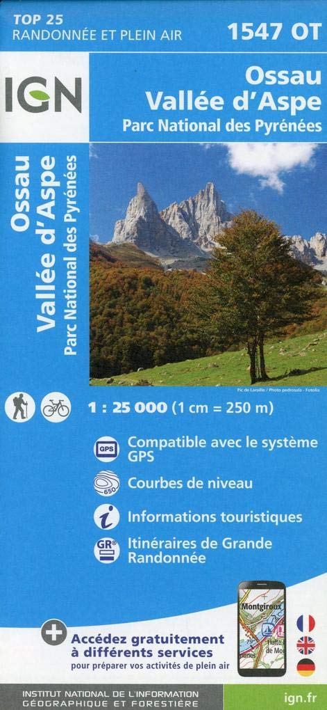 1547OT OSSAU - VALLEE D'ASPE PARC NAT.PYRENEES book