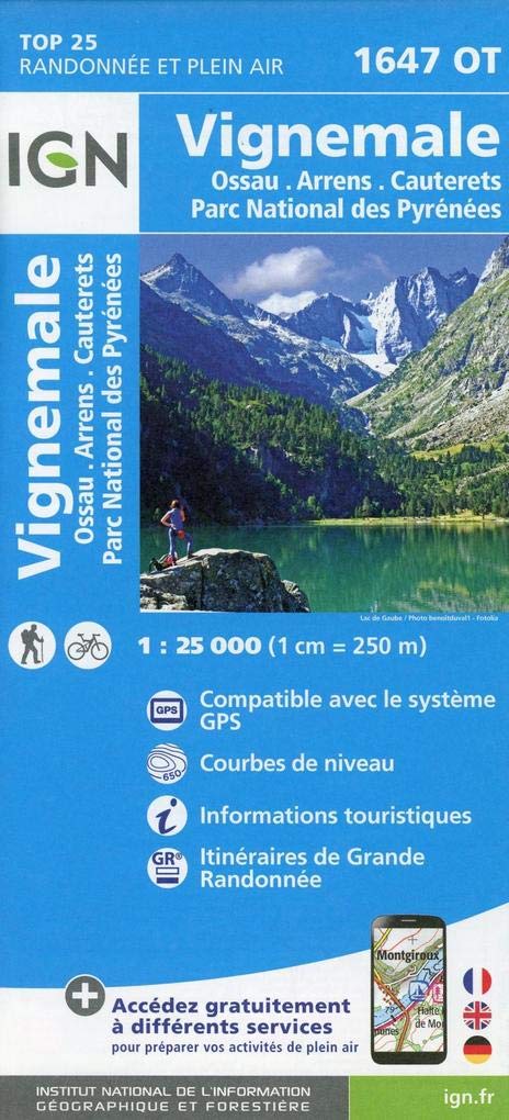 1647OT Vignemale - Ossau - Arrens - Cauterets - Parc National des Pyrénées (TOP 25) Leisure, Home & Garden