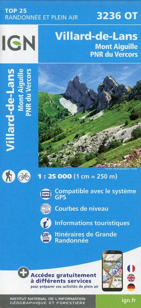3236OT Villard-de-Lans - Mont Aiguille - PNR du Vercors (TOP 25) Leisure, Home & Garden