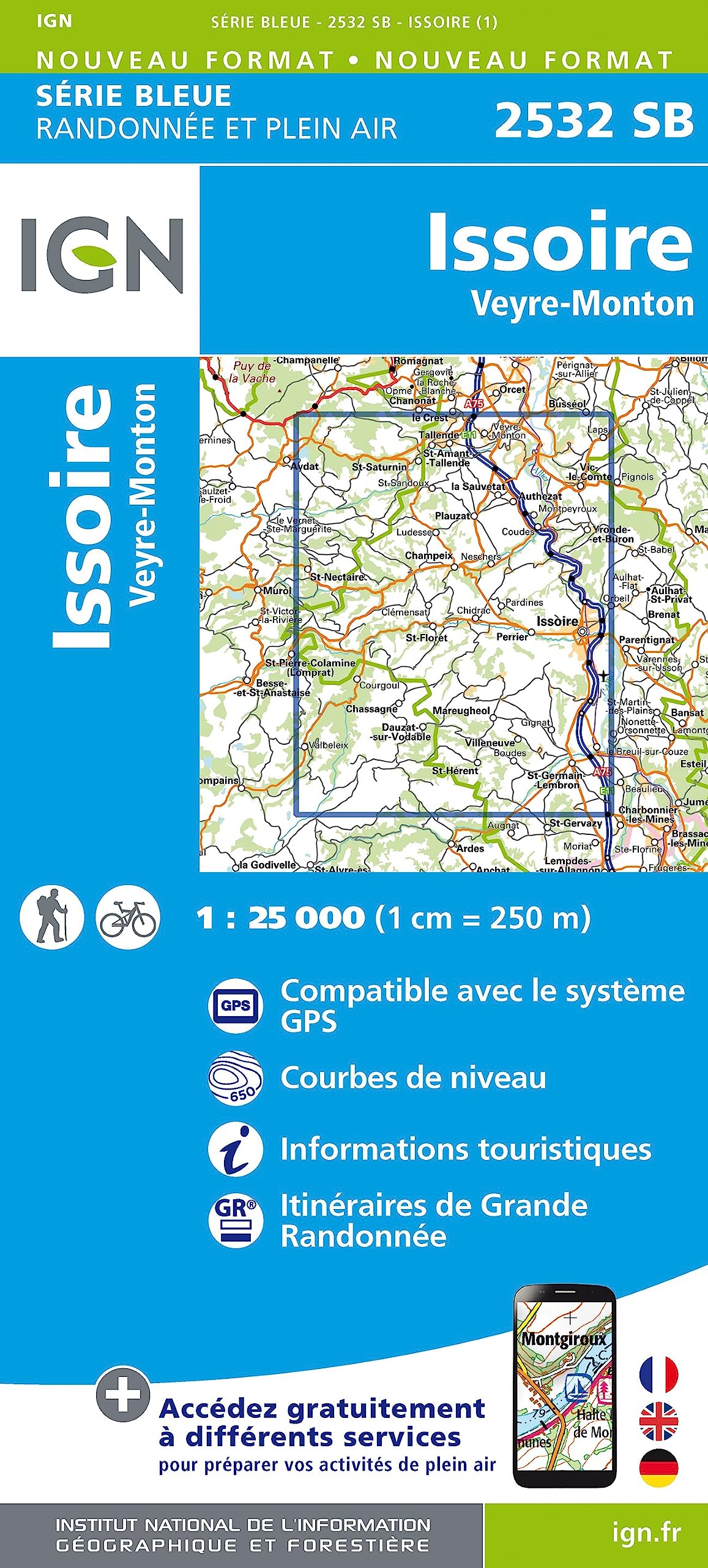 2532SB Issoire Veyre-Monton (Série Bleue, Band 2532) Leisure, Home & Garden
