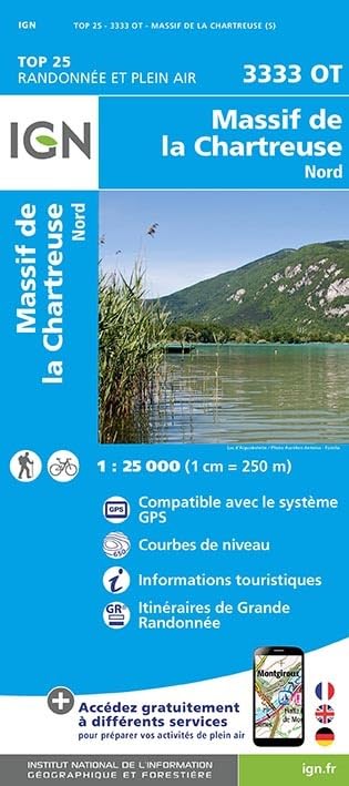 Massif de la Chartreuse Nord 1 : 25 000: . (TOP 25) Leisure, Home & Garden