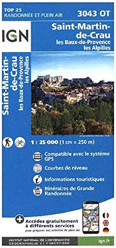 Saint-Martin-de-Crau 1 : 25 000 (TOP 25) Leisure, Home & Garden