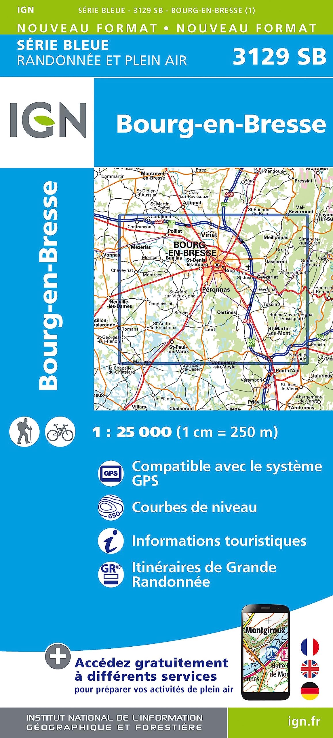 3129SB Bourg-en-Bresse: . (Série Bleue, Band 3129) Leisure, Home & Garden