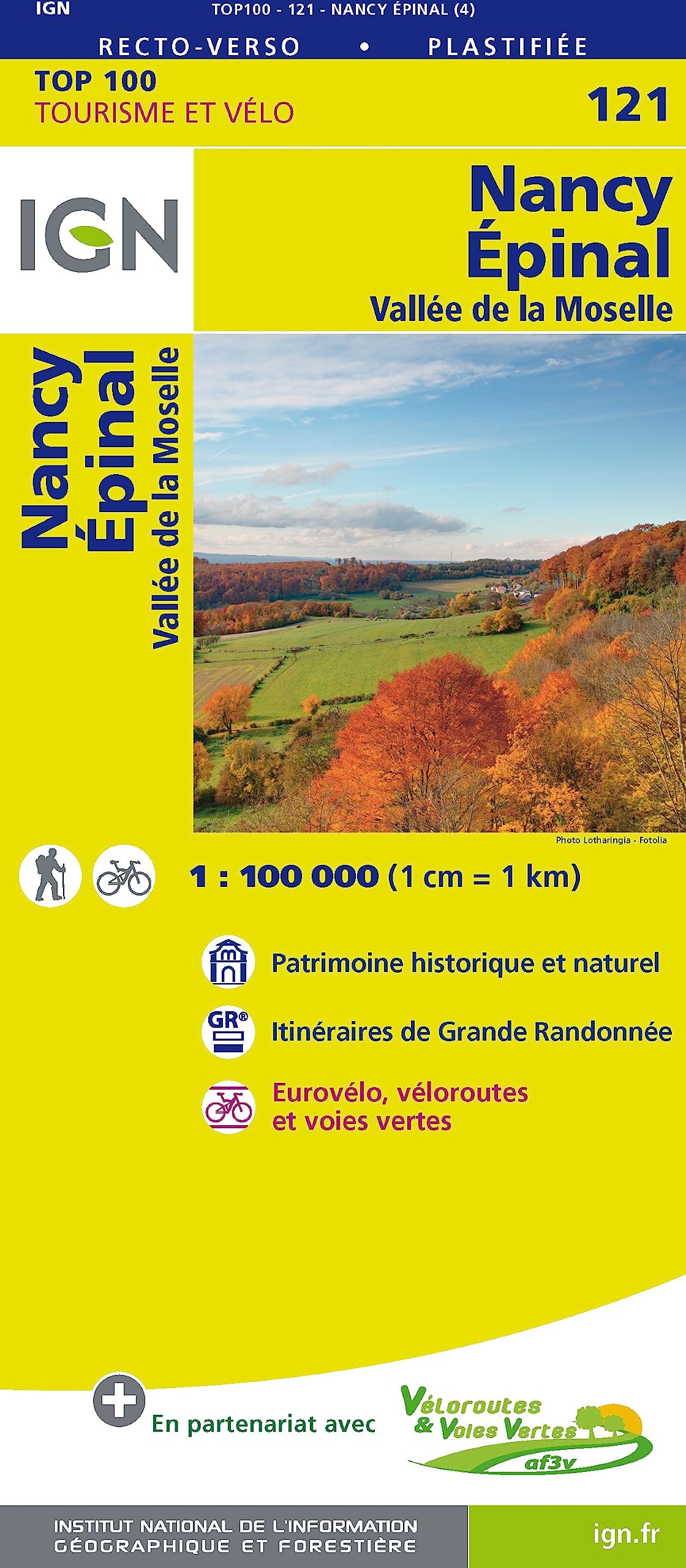 Product Image: IGN 1 : 100 000 Nancy / Epinal