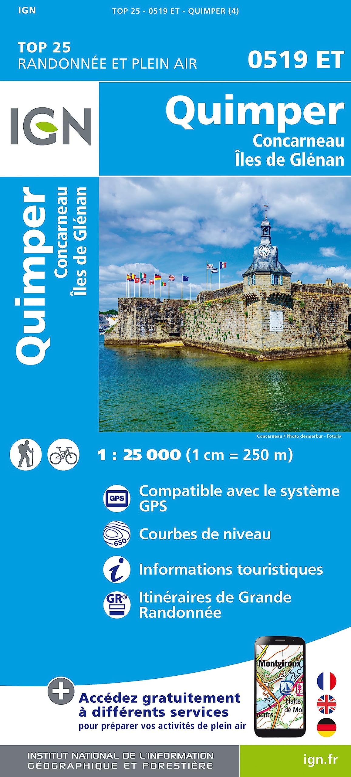 0519ET Quimper - Concarneau - Île de Glénan (TOP 25) Leisure, Home & Garden