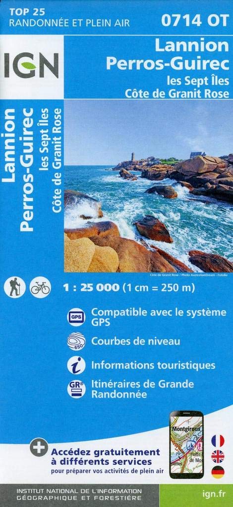 Lannion/Perros-Guirec 1 : 25 000 book