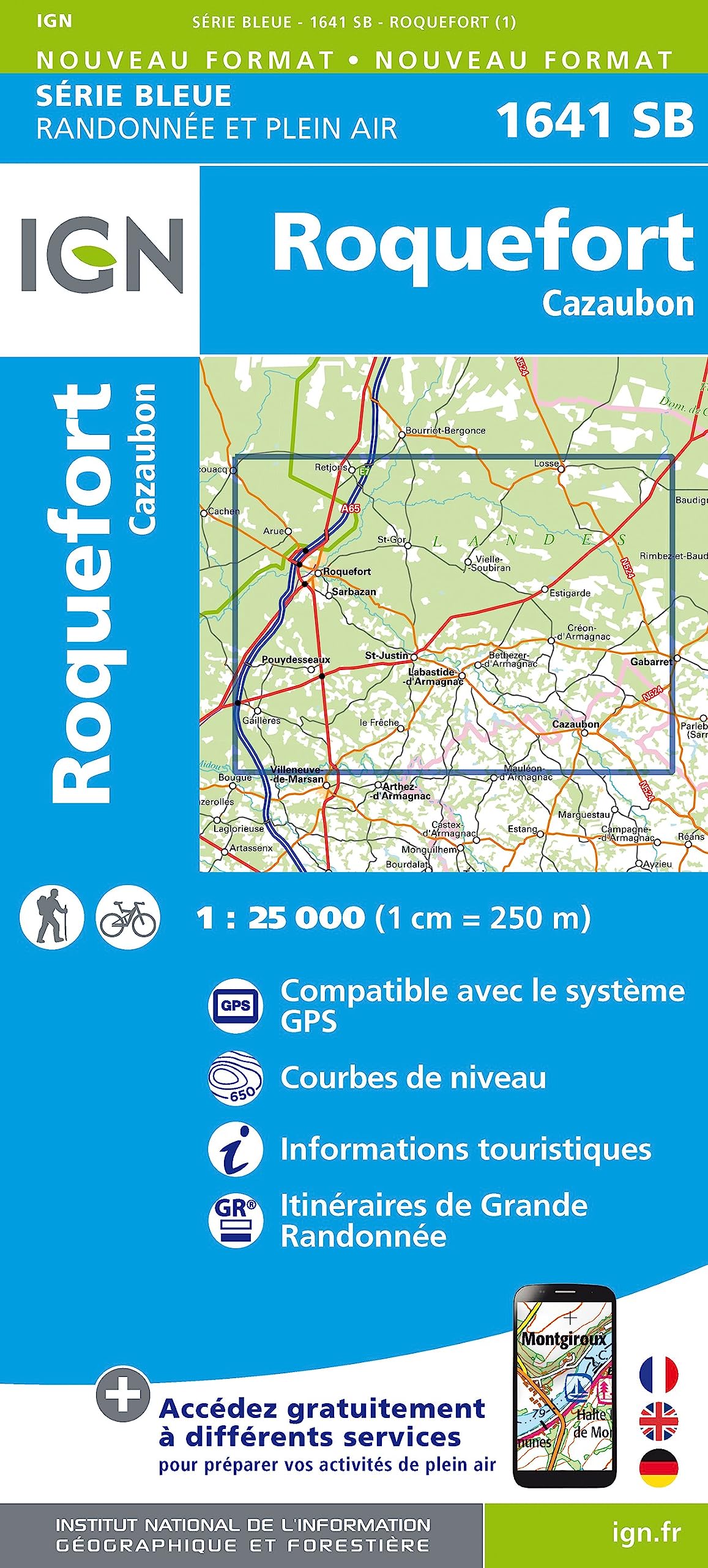 1641SB Roquefort.Cazaubon (Série Bleue, Band 1641) Leisure, Home & Garden