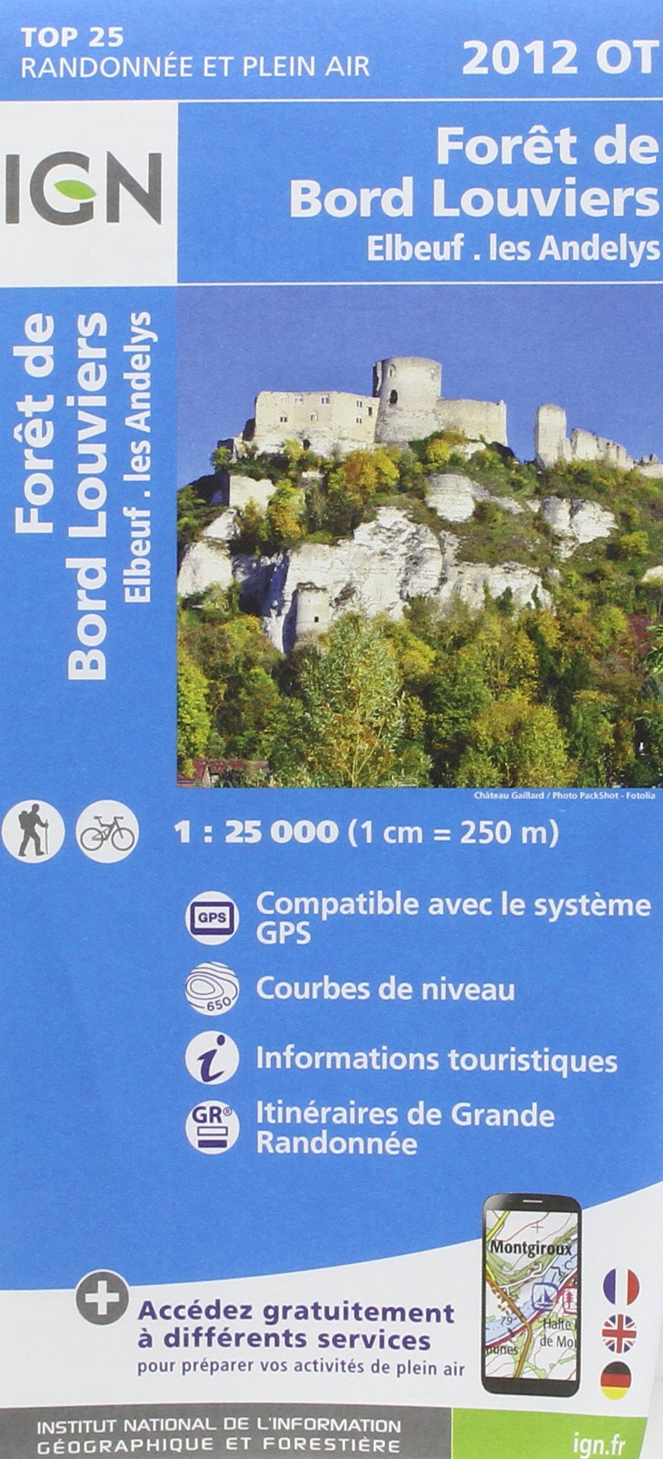 Forêt de Bord-Louviers 1 : 25 000 Leisure, Home & Garden