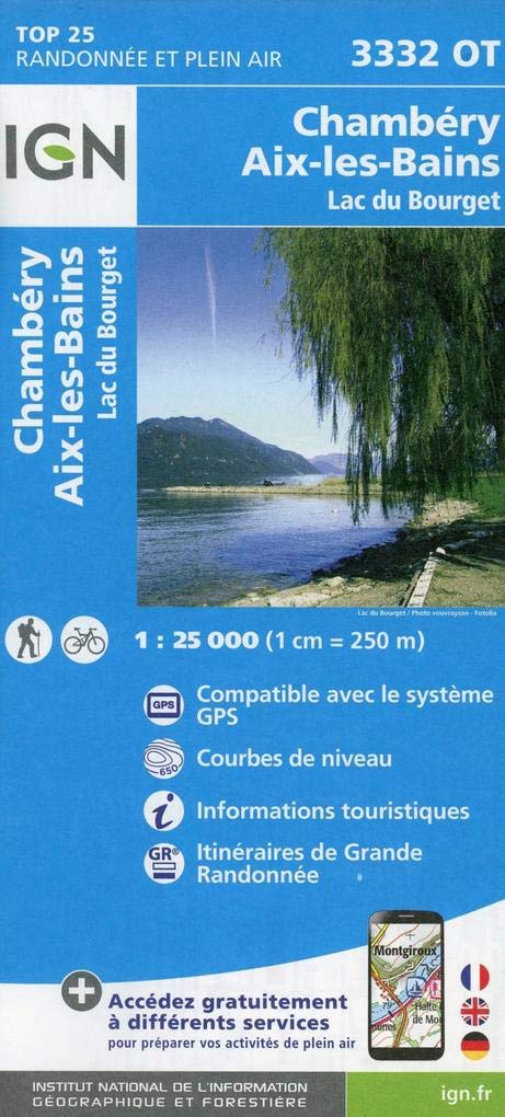 Chambéry - Aix-les-Bains 1 : 25 000 Leisure, Home & Garden