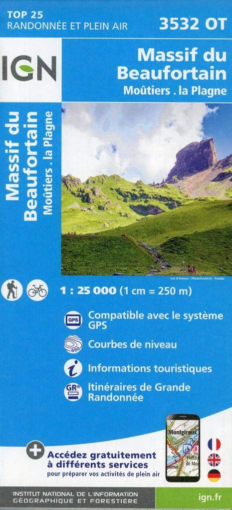 Massif Du Beaufortain 1 : 25 000 Leisure, Home & Garden