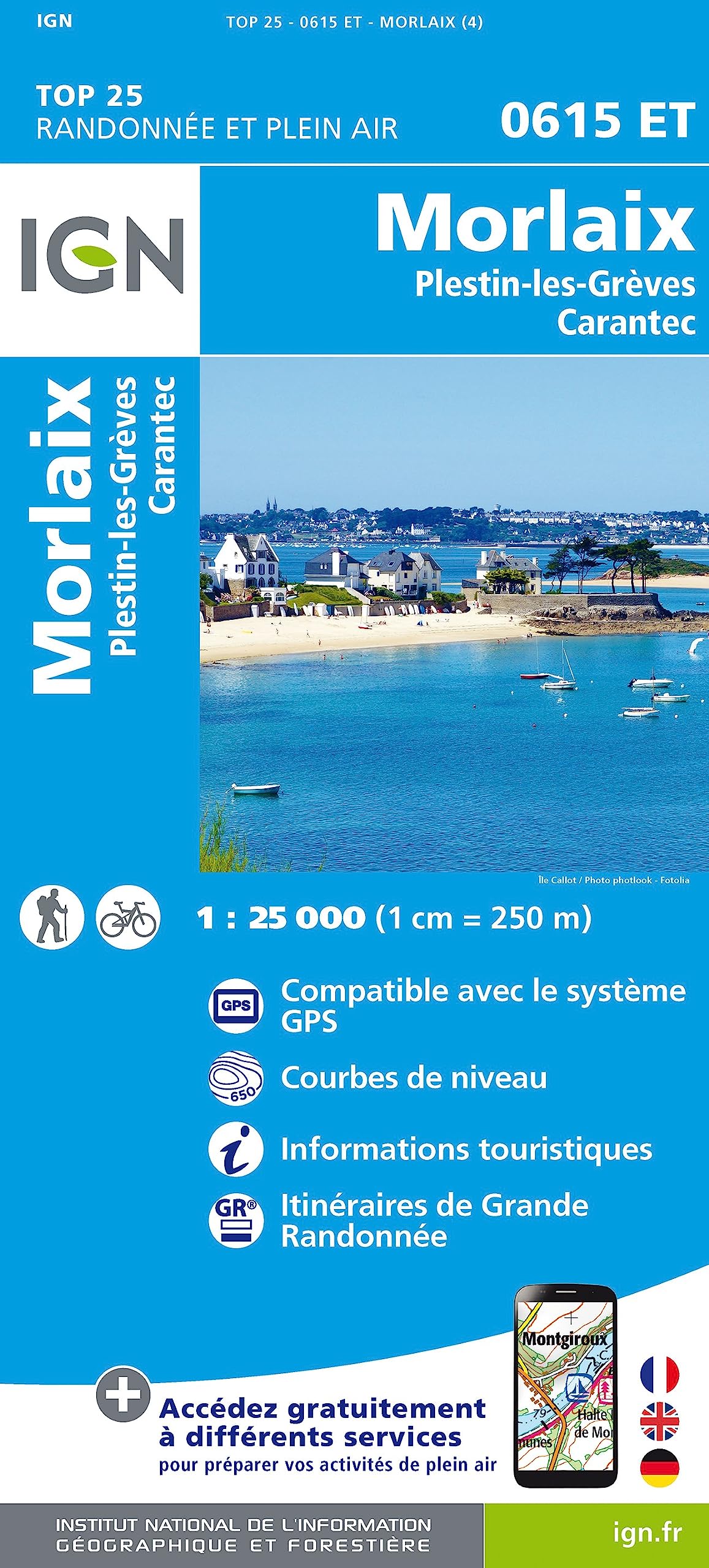 0615ET Morlaix - Plestin-les-Grèves - Carantec (TOP 25) Leisure, Home & Garden