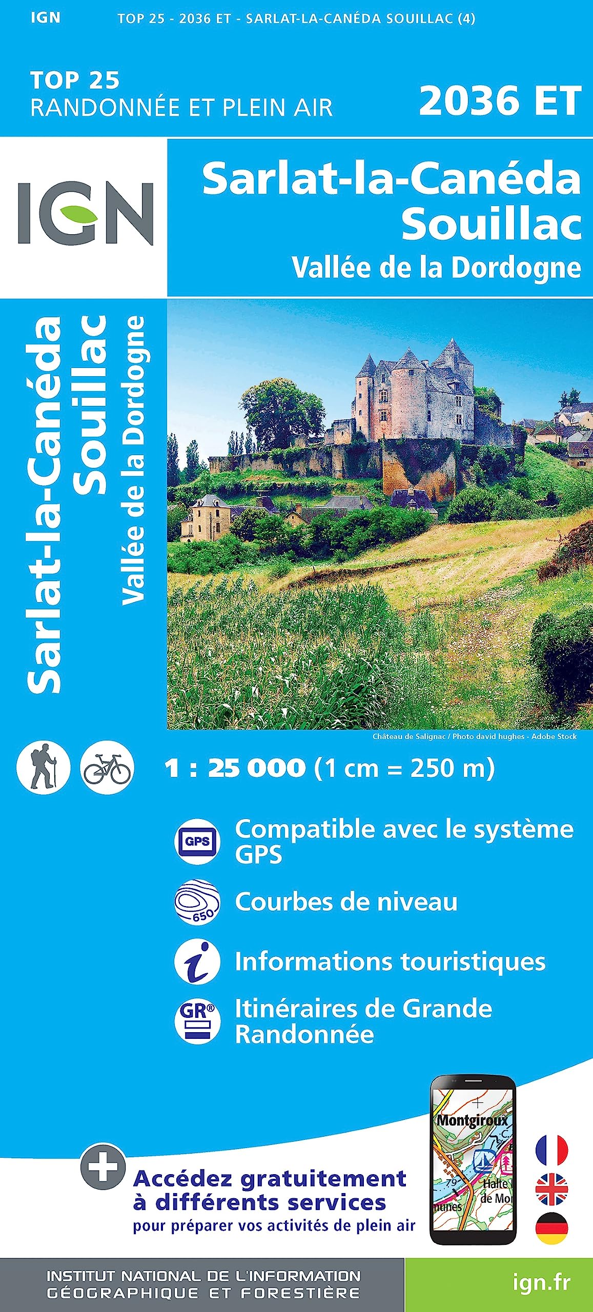 2036ET Sarlat Souillac.Vallée de la Dordogne (TOP 25) Leisure, Home & Garden