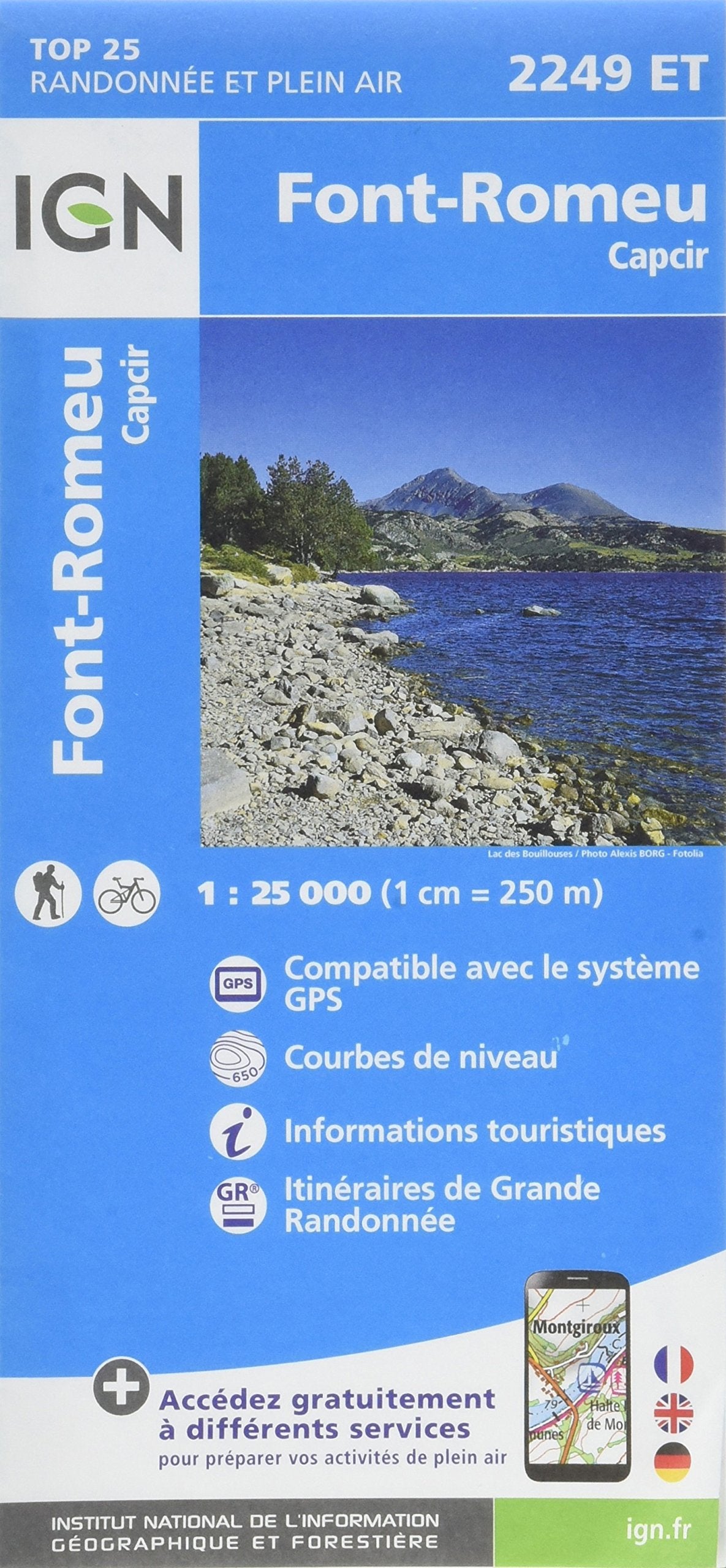 Font-Romeu.Capcir 1:25 000 (TOP 25) Leisure, Home & Garden