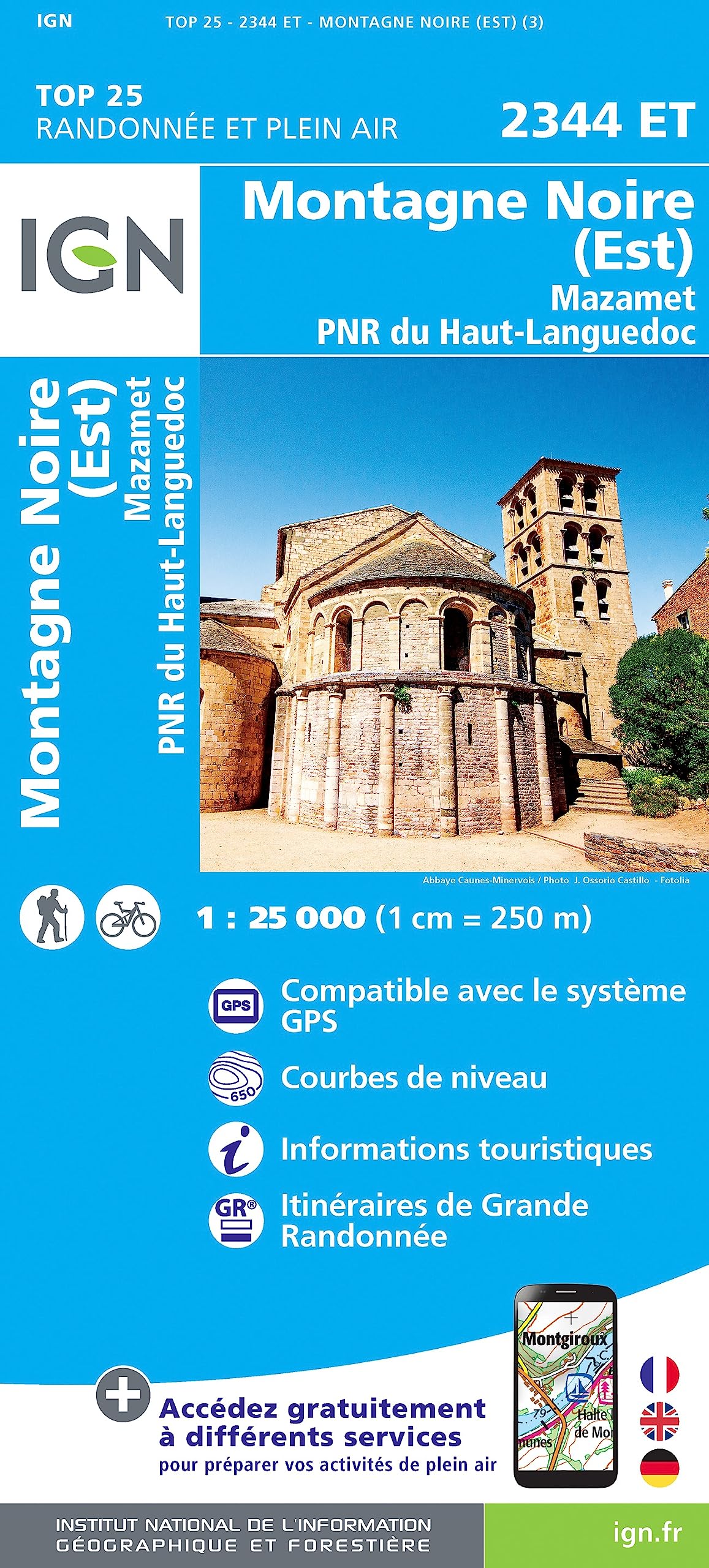 2344ET Montagne noire (est) mazamet book