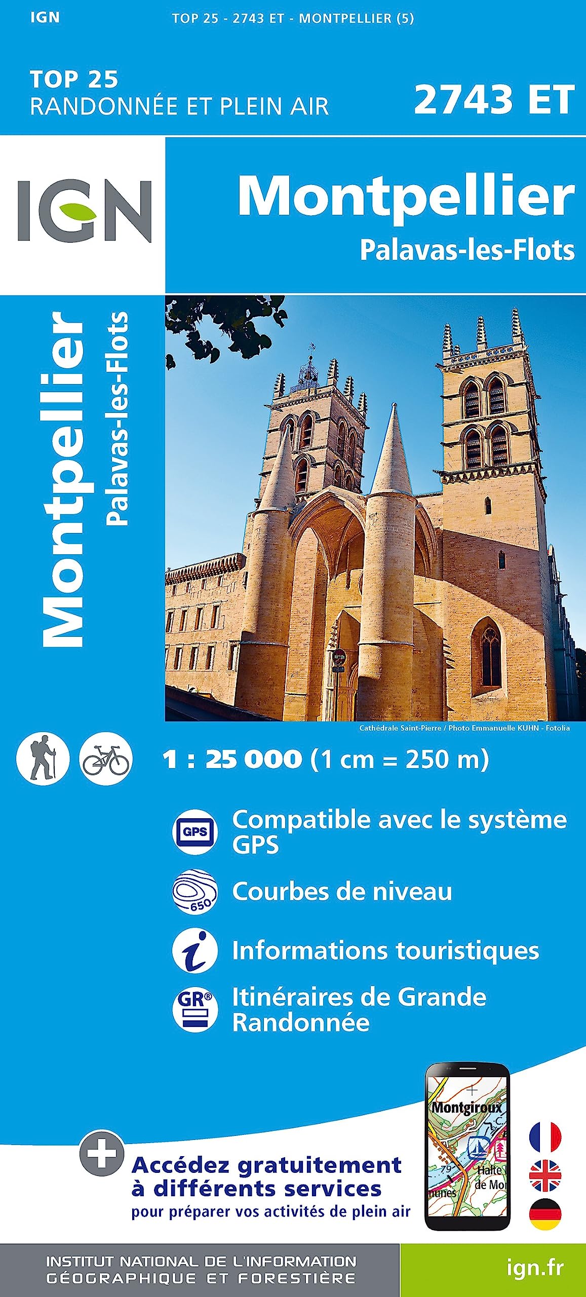 Montpellier.Palavas-Les Flots 1:25 000 book
