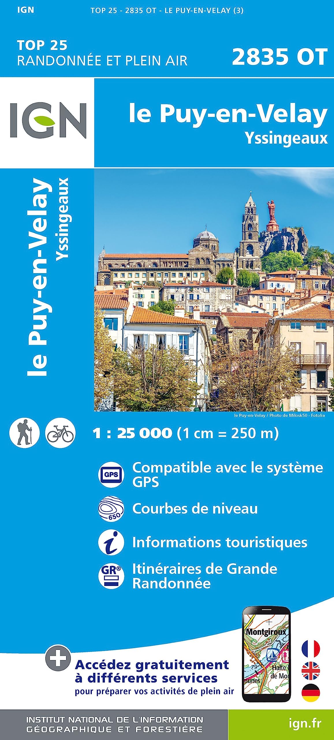 2835OT Le Puy-en-Velay - Yssingeaux (TOP 25) Leisure, Home & Garden