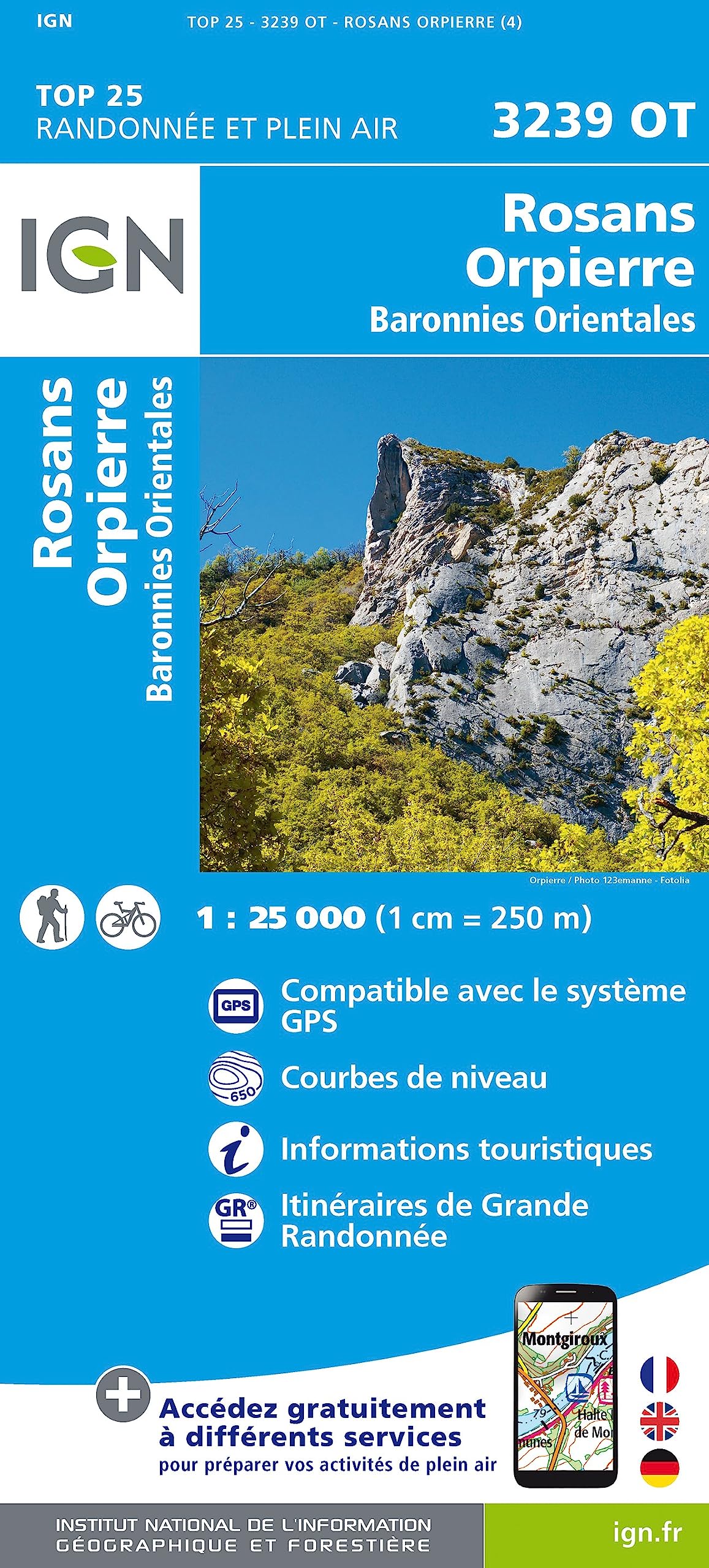 3239OT Rosans Orpierre Baronnies Orientales (TOP 25) Leisure, Home & Garden