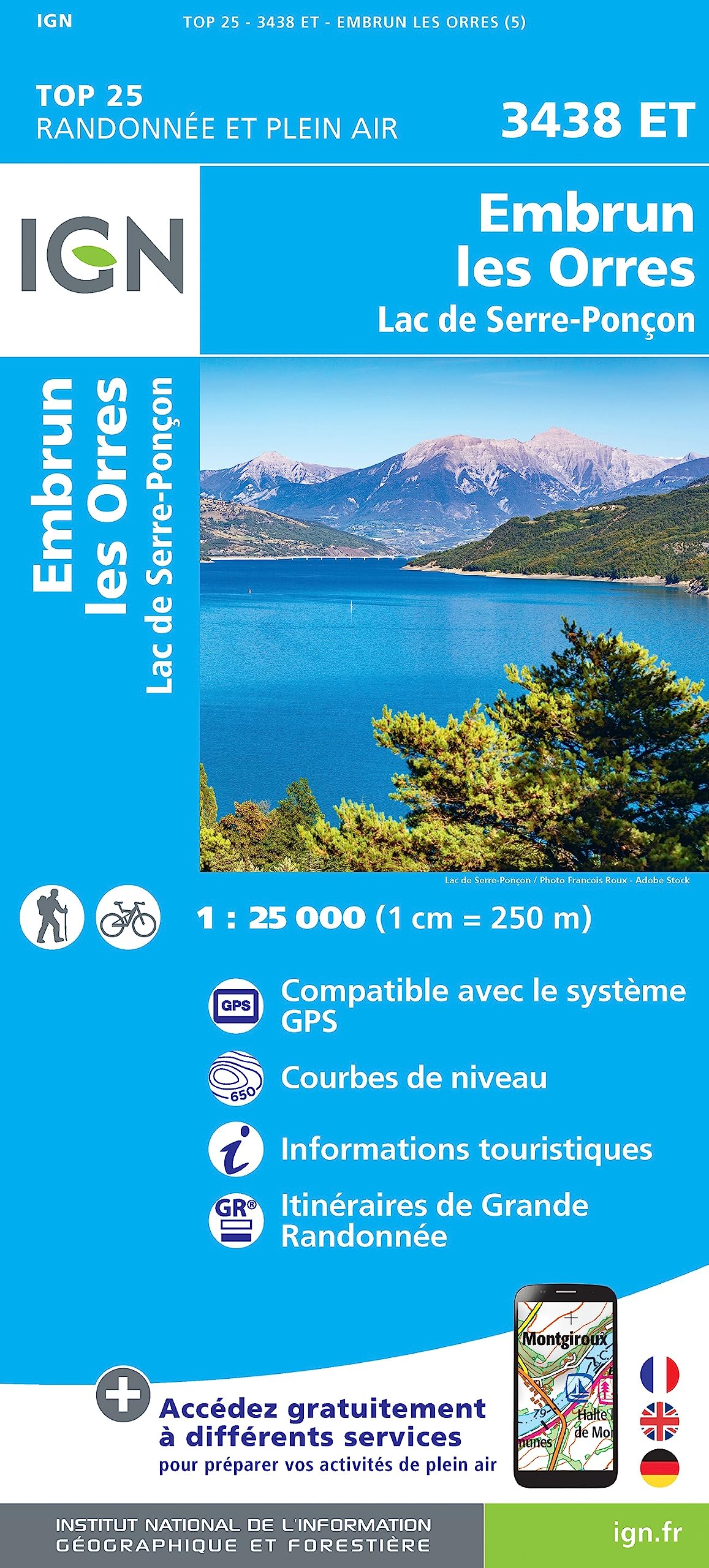 3438ET Embrun les Orres.Lac de Serre-Ponçon (TOP 25) Leisure, Home & Garden
