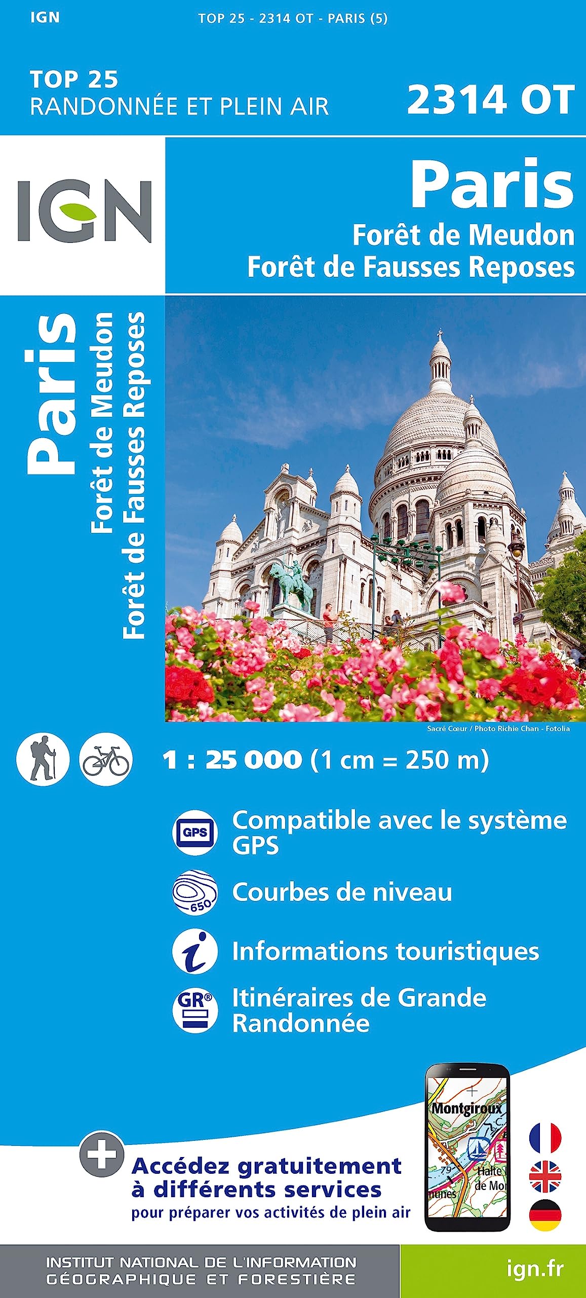 2314OT Paris, forets de meudon et d fausses reposes / recto book